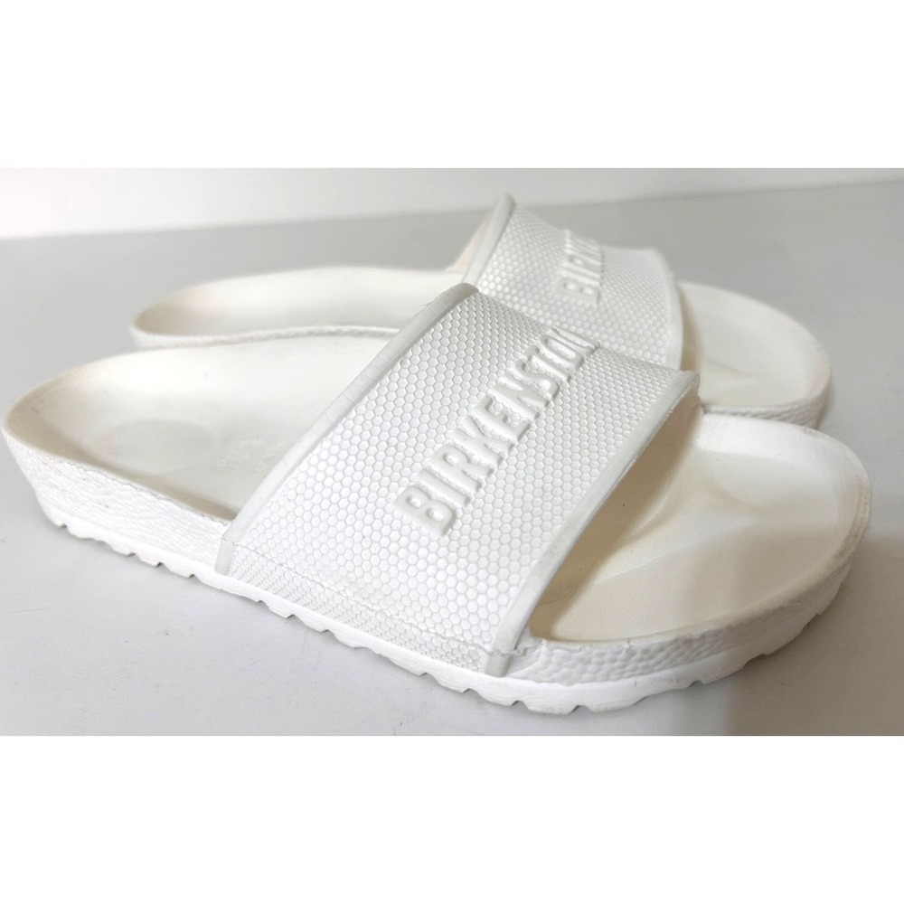Birkenstock  EVA Slide Sandal Barbados White Beach Pool Womens Size 6 37